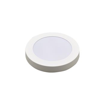Plafon LED Branco Redondo de Sobrepor 18W 3.000K - Noll - Ritec Máquinas e Ferramentas