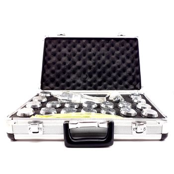 Jogo de Pinças BT 21 peças Padrão ER40 3a25mm Cone Mandril BT40 38,0031 ROCAST - Ritec Máquinas e Ferramentas