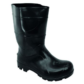 Bota PVC Preta com Forro Cano 30cm PPP 206 - PROTEPLUS - Ritec Máquinas e Ferramentas