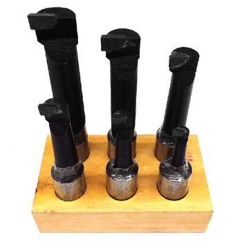 Jogo de Ferramentas para Cabeçote Broqueador 6 peças cabeçote100mm 74,0003 NOLL - Ritec Máquinas e Ferramentas