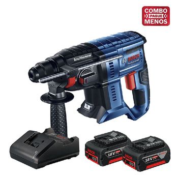 Kit Bosch Martelete GBH 180-LI + 2 Baterias 18V - Bosch - Ritec Máquinas e Ferramentas