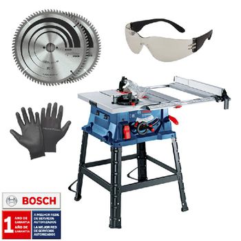 Serra de Mesa Bosch GTS 254 1800W discos de 254mm + Brindes 127V - Ritec Máquinas e Ferramentas