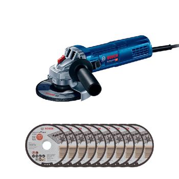 Esmerilhadeira 5'' GWS 9-125 S 900W 127V + 10 Discos - Bosch - Ritec Máquinas e Ferramentas