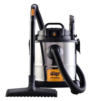 Aspirador de Pó e Água WAP GTW Inox 20L (1600W) - WAP - Ritec Máquinas e Ferramentas