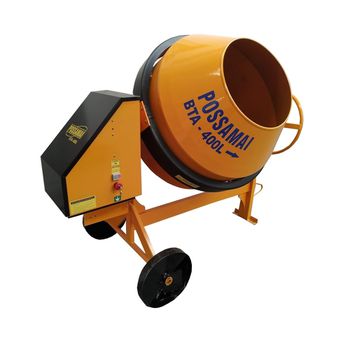 Betoneira 400L com Motor 2cv Monofásica BTA-400 - Possamai - Ritec Máquinas e Ferramentas