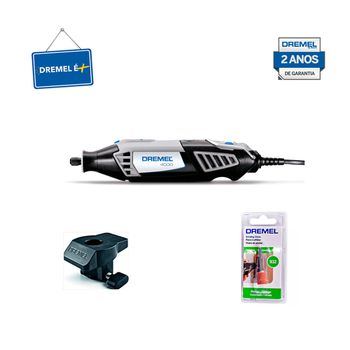 Kit Dremel Micro Retífica 4000 + Guia + Ponta Montada - Ritec Máquinas e Ferramentas