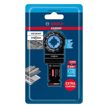 Lâmina para multicortadora Starlock Bosch EXPERT 40 x 20 mm - Ritec Máquinas e Ferramentas