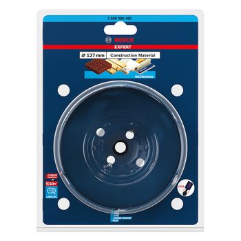 Serra copo Bosch EXPERT Construction Material 127 mm, 5'' - Ritec Máquinas e Ferramentas