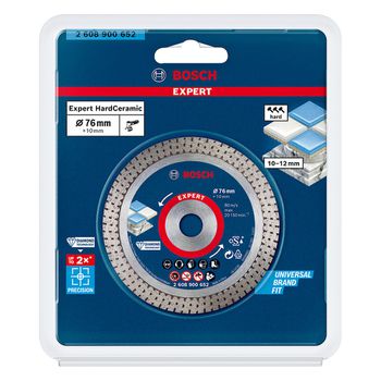 Disco diamantado Bosch EXPERT for Hard Ceramic 76x1,5x10mm - Ritec Máquinas e Ferramentas