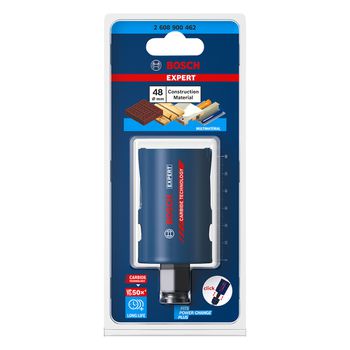 Serra copo Bosch EXPERT Construction Material 48 mm, 1 7/8'' - Ritec Máquinas e Ferramentas