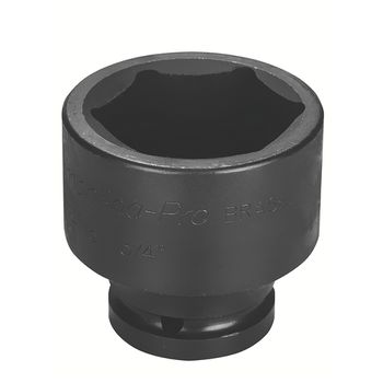 Soquete de Impacto Sextavado em Aço Cromo Molibdênio 1.1/2'' - Encaixe 3/4'' Tramontina PRO - Ritec Máquinas e Ferramentas