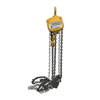 Talha Manual de Corrente 2000Kg x 3m MTC 2.0 Ton - Menegotti - Ritec Máquinas e Ferramentas