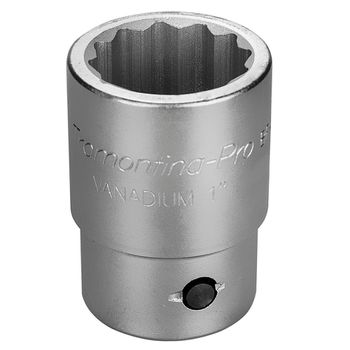 Soquete Estriado em Aço Cromo Vanádio 1.1/2'' - Encaixe 1'' Tramontina PRO - Ritec Máquinas e Ferramentas
