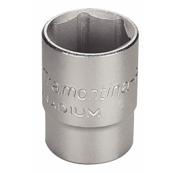 Soquete Sextavado em Aço Cromo Vanádio 11/16'' - Encaixe 1/2'' - Tramontina Pro - Ritec Máquinas e Ferramentas