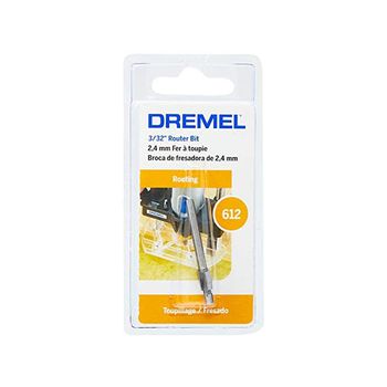 Fresa p/ Borda 612 3/32 Pol. com Guia - Dremel - Ritec Máquinas e Ferramentas