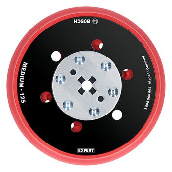 Prato autoaderente para lixadeira excêntrica Bosch EXPERT 125mm - Ritec Máquinas e Ferramentas