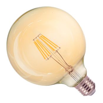 Lâmpada de Filamento Led Âmbar 2200K Globo G125 4W - Noll Led - Ritec Máquinas e Ferramentas