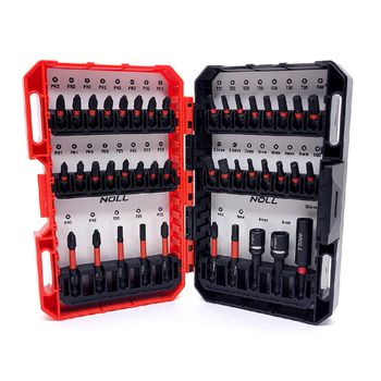 Jogo de Bits/Ponteiras de Impacto Com 42 Pcs (372,0004) - Noll - Ritec Máquinas e Ferramentas