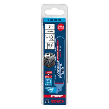 Lâmina de Serra Sabre Thick Tough Metal 10 pçs - Bosch - Ritec Máquinas e Ferramentas