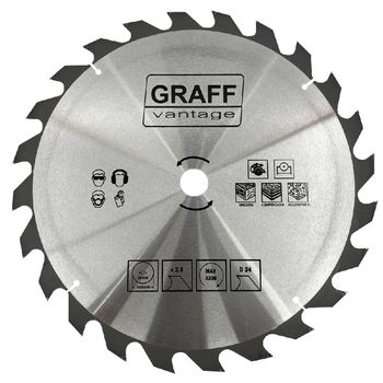 Serra Circular C/ Pastilha de Metal Duro P/ Madeira 16''24D (579,0023) - Graff Vantage - Ritec Máquinas e Ferramentas