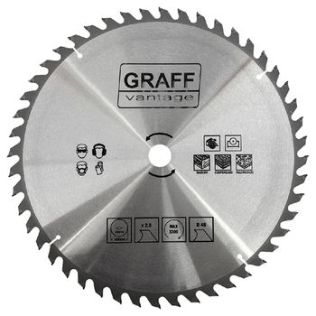 Serra Circular C/ Pastilha de Metal Duro P/ Madeira 16''48D (579,0025) - Graff Vantage - Ritec Máquinas e Ferramentas