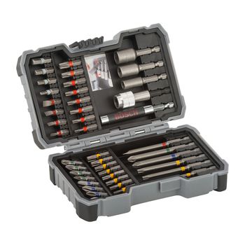 Kit de Pontas e Soquetes Bosch para parafusar com 43 Peças - Ritec Máquinas e Ferramentas
