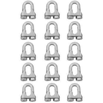Kit Clips Grampo Para Cabo de Aço 5/8