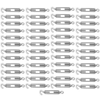 Kit Esticador Para Cabo De Aço Gancho/olhal 1/4'' 3,0002 (Com 50 Unidades) - Nord - Ritec Máquinas e Ferramentas