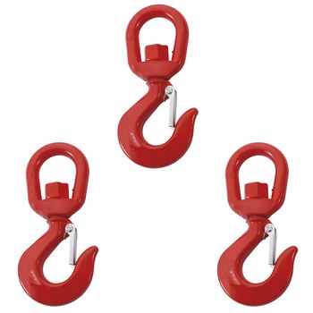Kit Gancho Olhal Giratório 0,75kg Com Trava Grau 8 - 7,0001 (Com 3 Unidades) - Nord - Ritec Máquinas e Ferramentas