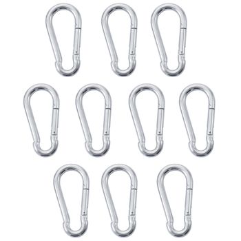 Kit Mosquetão Com Trava 9 x 90 Mm - 10,0006 (Com 10 Unidades) - Nord - Ritec Máquinas e Ferramentas