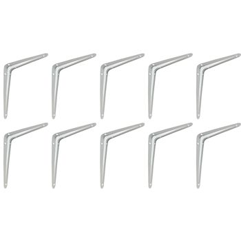 Kit Suporte De Prateleira - Cantoneira - 25 X 30 Cm 47,0004 (Com 10 Unidades) - Nord - Ritec Máquinas e Ferramentas