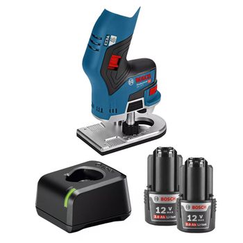 Minitupia 12V Sem Fio Com Carregador e 2 Baterias (GKF 12V-8) - Bosch - Ritec Máquinas e Ferramentas
