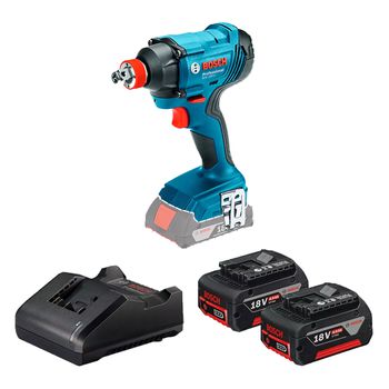 Parafusadeira Chave de Impacto 18V Sem Fio Com Carregador e 2 Baterias (GDX 180-LI) - Bosch - Ritec Máquinas e Ferramentas