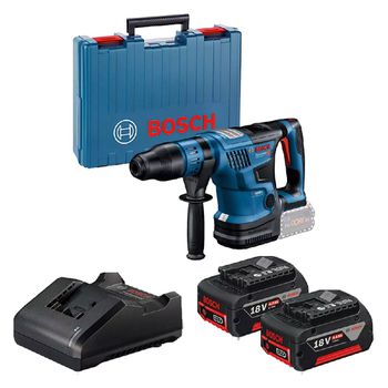 Martelo Perfurador Rompedor 18V Sem Fio Com Carregador e 2 Baterias (GBH 18V-36 C) - Bosch - Ritec Máquinas e Ferramentas