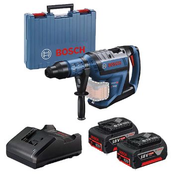 Martelete Perfurador 18V Sem Fio Com Carregador e 2 Baterias (GBH 18V-45C) - Bosch - Ritec Máquinas e Ferramentas