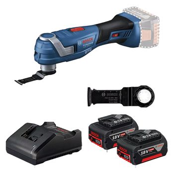 Multicortadora 18V Sem Fio Com Carregador e 2 Baterias (GOP 185-Li) - Bosch - Ritec Máquinas e Ferramentas