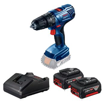 Parafusadeira Furadeira de Impacto 18V Sem Fio Com Carregador e 2 Baterias (GSB180-Li) - Bosch - Ritec Máquinas e Ferramentas