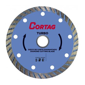 Disco Diamantado Turbo 125mm - Cortag - Ritec Máquinas e Ferramentas