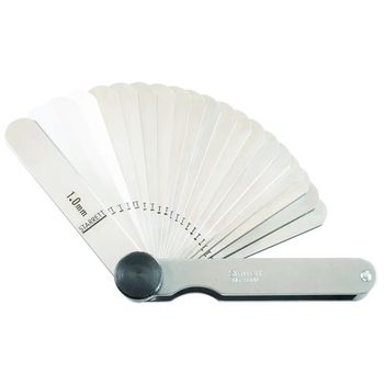 Calibrador de Folga Tipo Leque 20 Lâminas 77mm - 0,05 - 1,00mm (66MA) - Starrett - Ritec Máquinas e Ferramentas