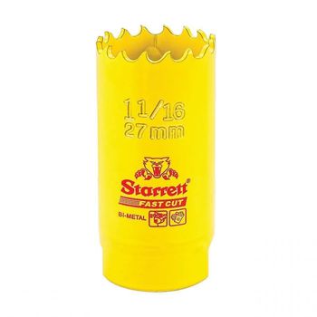 Serra Copo Fast Cut 27 - 1.1/16'' (FCH0116-G) - Starrett - Ritec Máquinas e Ferramentas