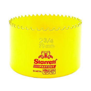 Serra Copo Fast Cut 70 - 2.3/4'' (FCH0234-G) - Starrett - Ritec Máquinas e Ferramentas