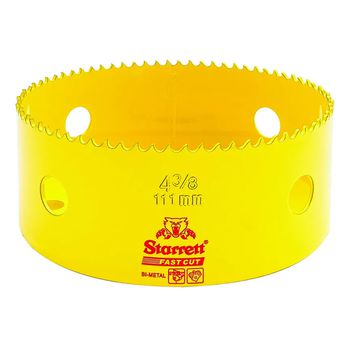 Serra Copo Fast Cut 111 - 4.3/8'' (FCH0438-G) - Starrett - Ritec Máquinas e Ferramentas