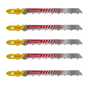 Lâmina De Serra Tico Tico 75mm 6 Dentes Com 5 Unidades (BU36T) - Starrett - Ritec Máquinas e Ferramentas