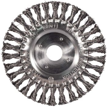 Escova de Aço Trançado Circular 6''x1/2'' (571,0018) - Graff Vantage - Ritec Máquinas e Ferramentas