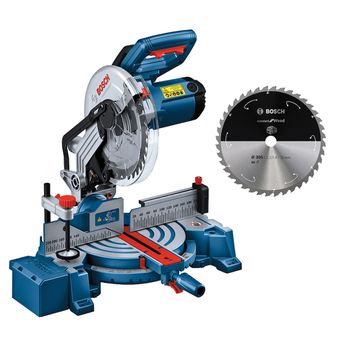 Serra Meia Esquadria Bosch GCM 254 + Disco Madeira 220V - Ritec Máquinas e Ferramentas