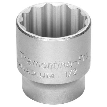 Soquete Estriado 28mm X 1/2'' (44833/128) - Tramontina Pro - Ritec Máquinas e Ferramentas