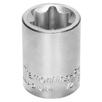 Soquete Torx Femêa E12 - Encaixe 1/2'' (44847/112) - Tramontina Pro - Ritec Máquinas e Ferramentas