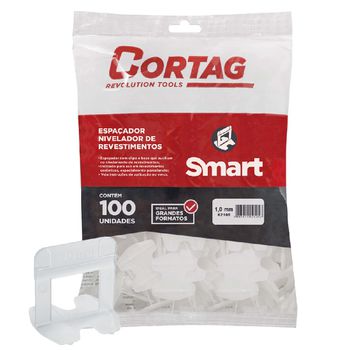 Espaçador Para Nivelador 1,0mm Com 100 Unidades SMART (62105) - Cortag - Ritec Máquinas e Ferramentas