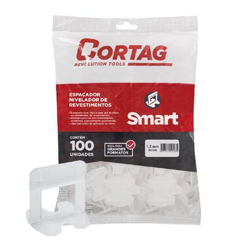 Espaçador Para Nivelador 1,5mm Com 100 Unidades SMART (62106) - Cortag - Ritec Máquinas e Ferramentas