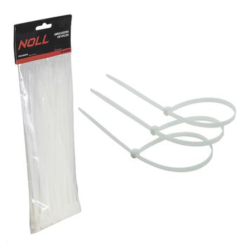 Abraçadeira de Nylon Natural 4mm X 400mm (80,0008) - Noll - Ritec Máquinas e Ferramentas